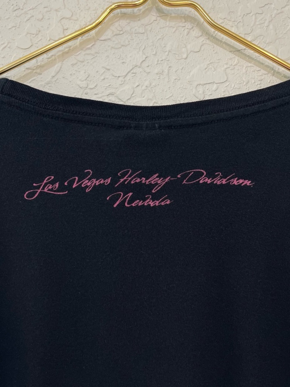 Harley-Davidson Las Vegas Nevada Let It Ride Rhinestone Graphic Long Sleeve Tee - Picture 5 of 9